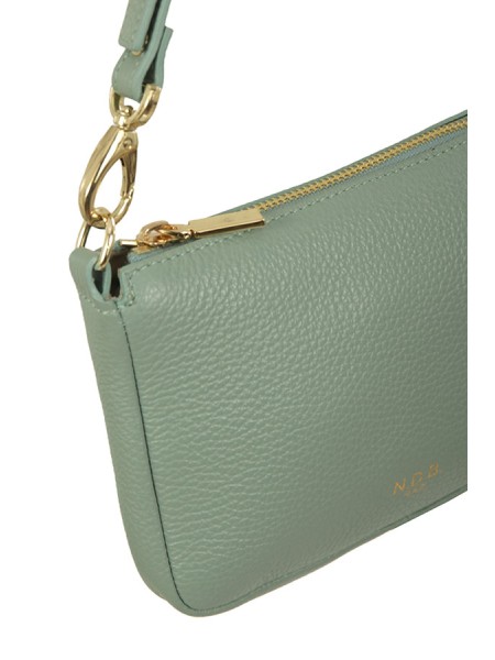 Borsa N.D.B.968 Ariel Mini in Pelle Martellata Ardesia